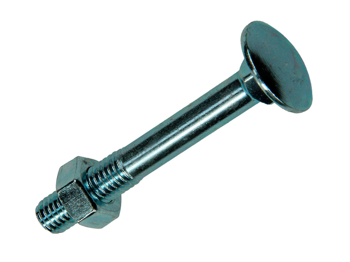 Mack Houtbout met moer M8 60mm verzinkt 4 stuks