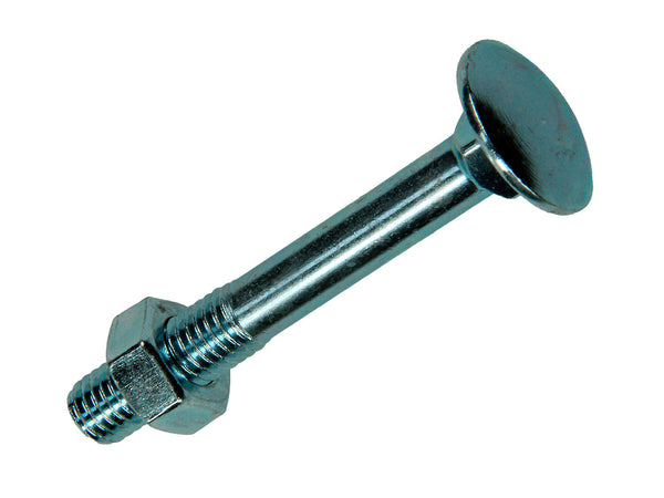 Mack Houtbout met moer M8 60mm verzinkt 4 stuks