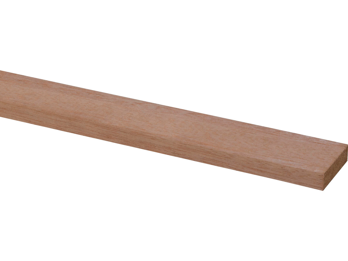 Houten schaaflat 12x44 mm 210cm cambara