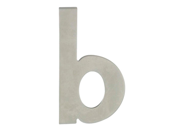 Linea Bertomani Huisletter B inox 6cm