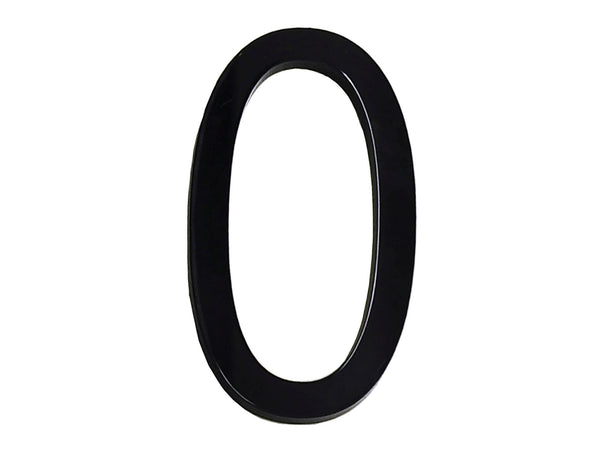 Huisnummer 0 polyester 6cm