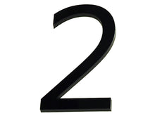Huisnummer 2 polyester 6cm