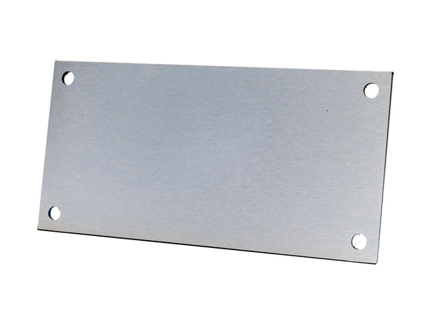 Huisnummerbord met gaatjes 10x20 cm