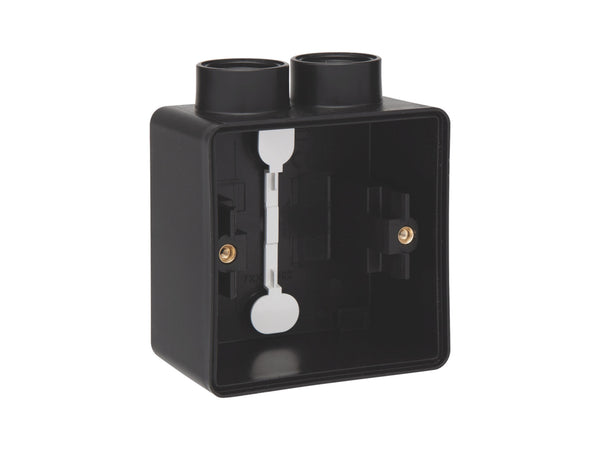 Niko Hydro boîte en saillie entrée double noir