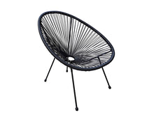 Garden Plus chaise lounge Ibiza noir