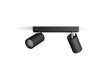 Philips Idris balkspot QU10 2x5 W zwart