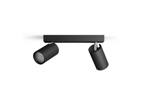 Philips Idris balkspot QU10 2x5 W zwart