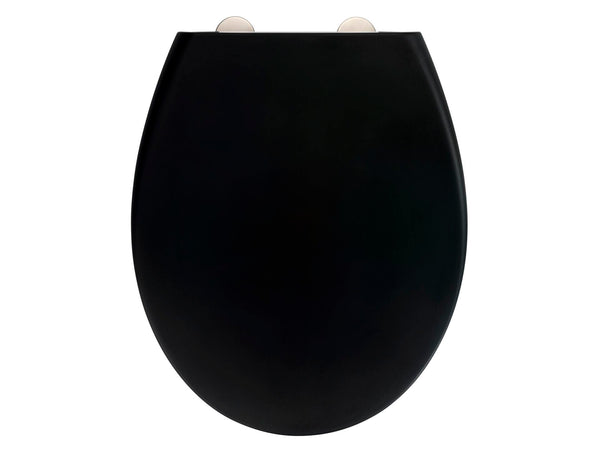 Wenko Ikaria abattant WC Duroplast noir mat