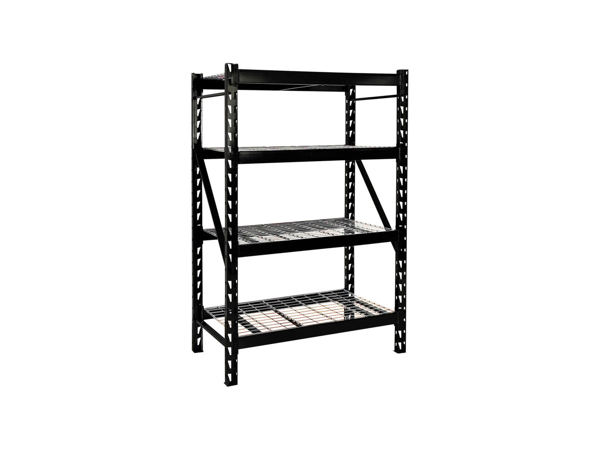 Practo Home Industrial Heavy Duty opbergrek 180x100x60 cm metaal zwart