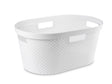 Curver Infinity Dots wasmand 40l wit