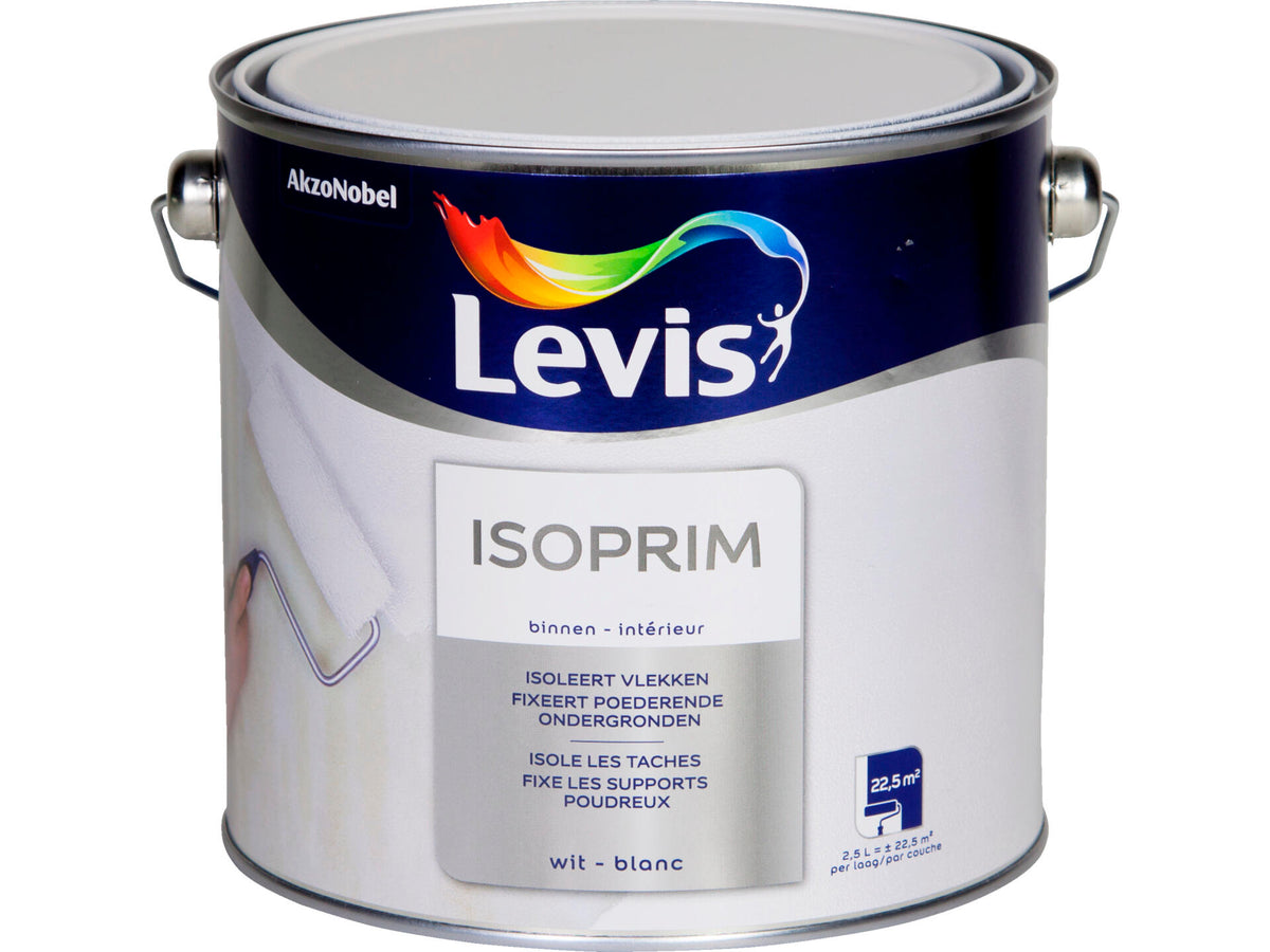 Levis Isoprim primer isolerend 2,5l wit