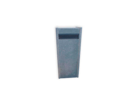 De Witte KB013 brievenbus blauwe hardsteen met klep
