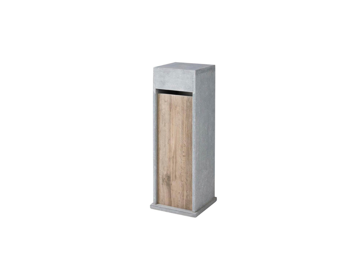 De Witte KB050 brievenbus blauwe hardsteen houtlook