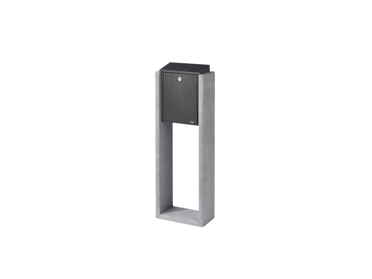 De Witte KB052 brievenbus blauwe hardsteen inox