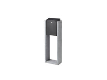 De Witte KB052 brievenbus blauwe hardsteen inox