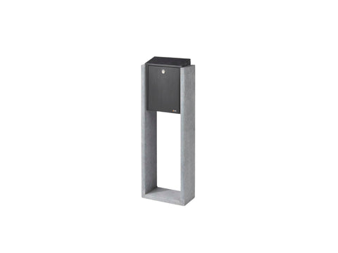 De Witte KB052 brievenbus blauwe hardsteen inox