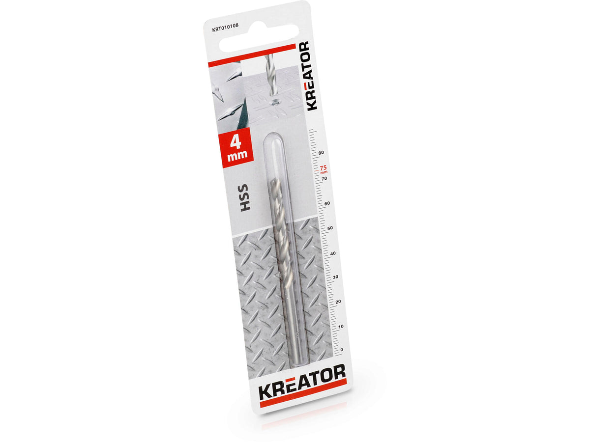 Kreator KRT010108 metaalboor HSS 4mm