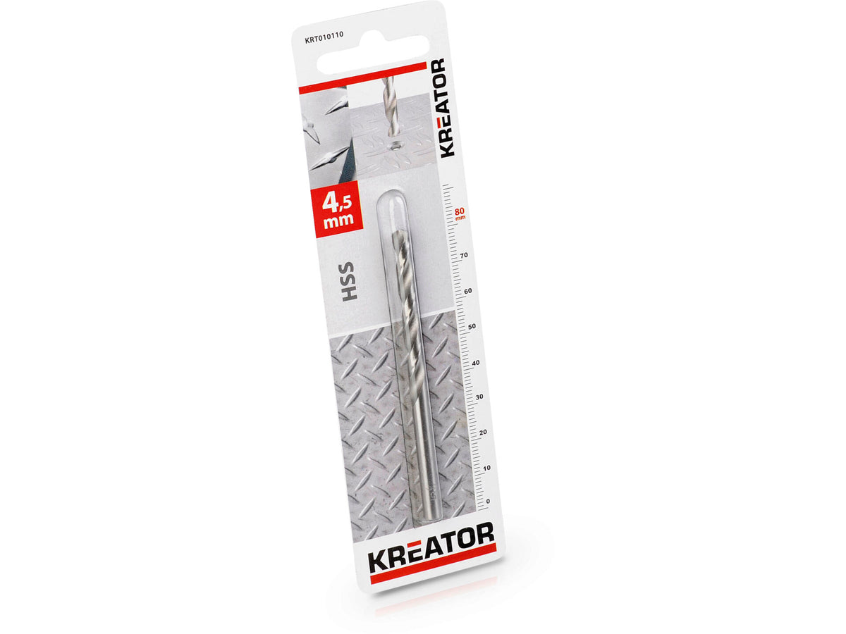 Kreator KRT010110 metaalboor HSS 4,5mm