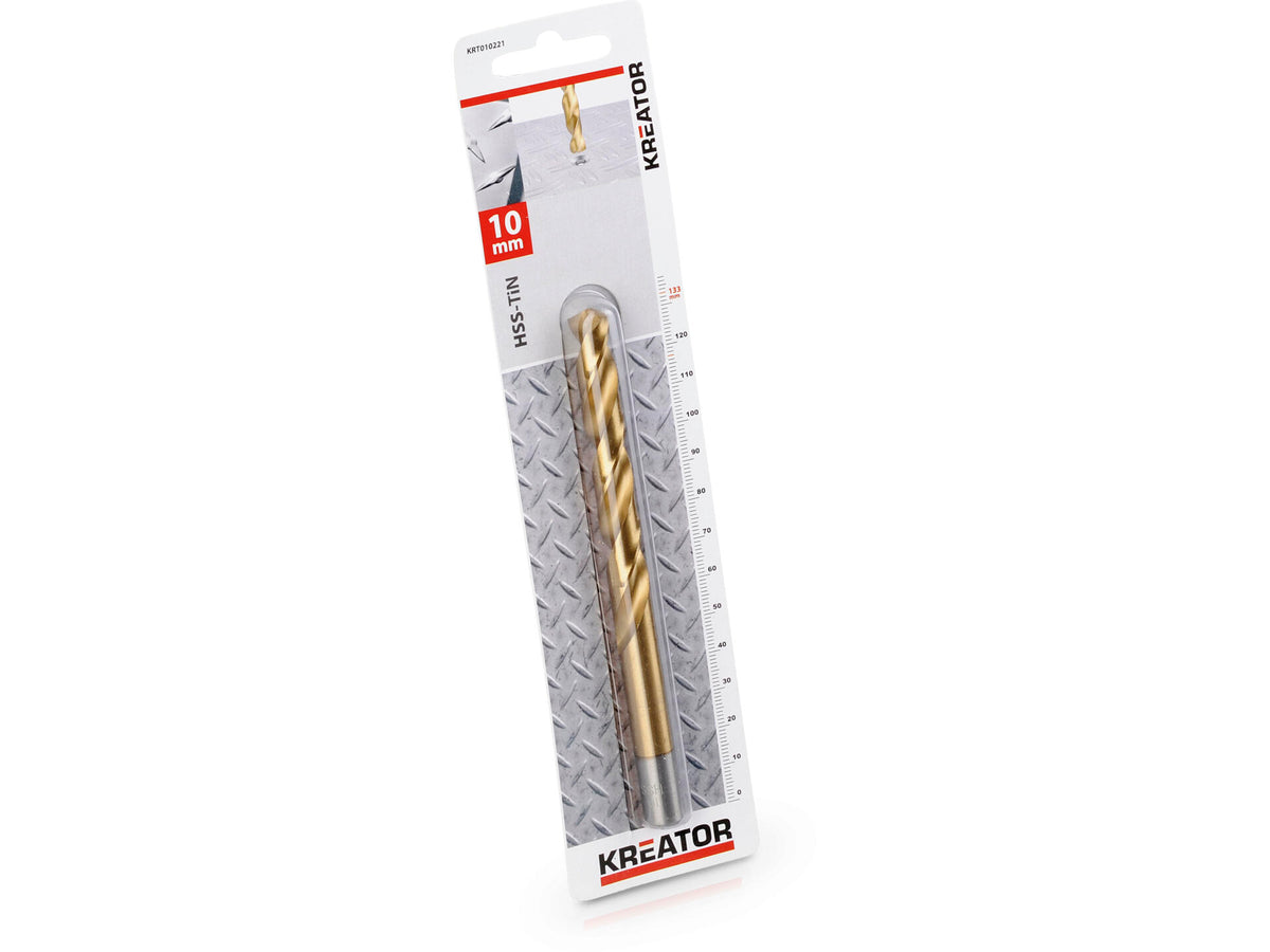 Kreator KRT010221 metaalboor HSS-TiN 10mm