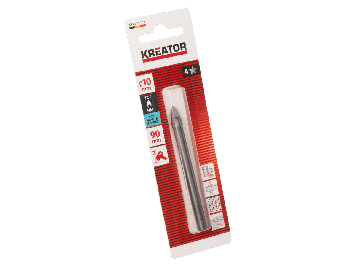 Kreator KRT011106 glas- en tegelboor 10mm