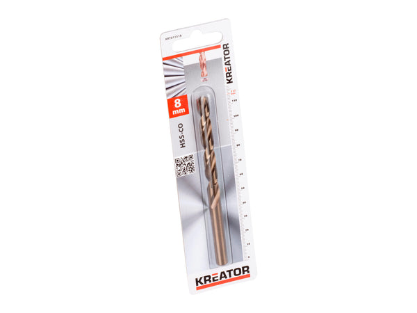 Kreator KRT011518 metaalboor HSS-Co 8mm
