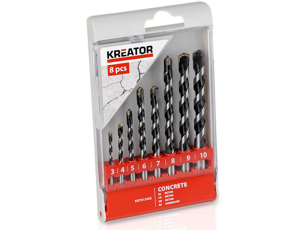 Kreator KRT012402 betonborenset 3-10 mm 8-delig