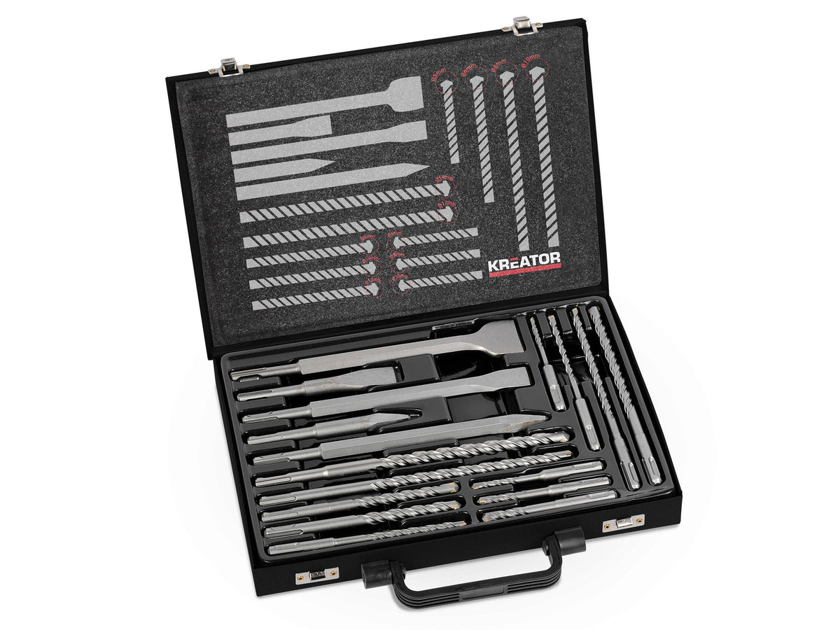 Kreator KRT012801 boor- en beitelset 17-delig