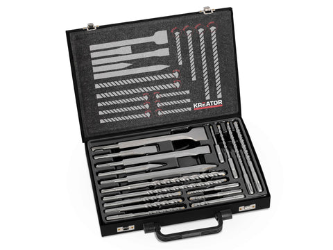 Kreator KRT012801 boor- en beitelset 17-delig