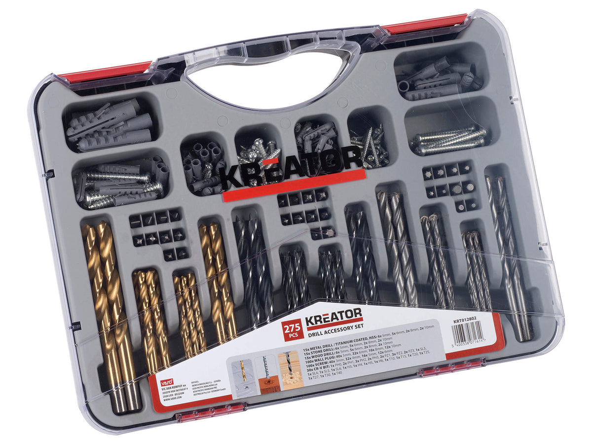 Kreator KRT012802 borenset 275-delig