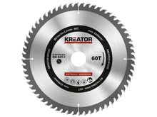 Kreator KRT020424 cirkelzaagblad 216mm 60T hout