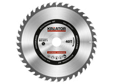 Kreator KRT020427 lame de scie circulaire 254mm 40D bois