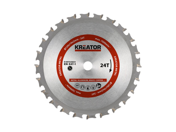 Kreator KRT020603 lame de scie circulaire 120mm 24D métal