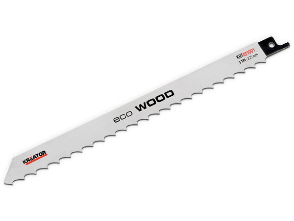 Kreator KRT031001 lame de scie sabre 225mm bois 2 pièces