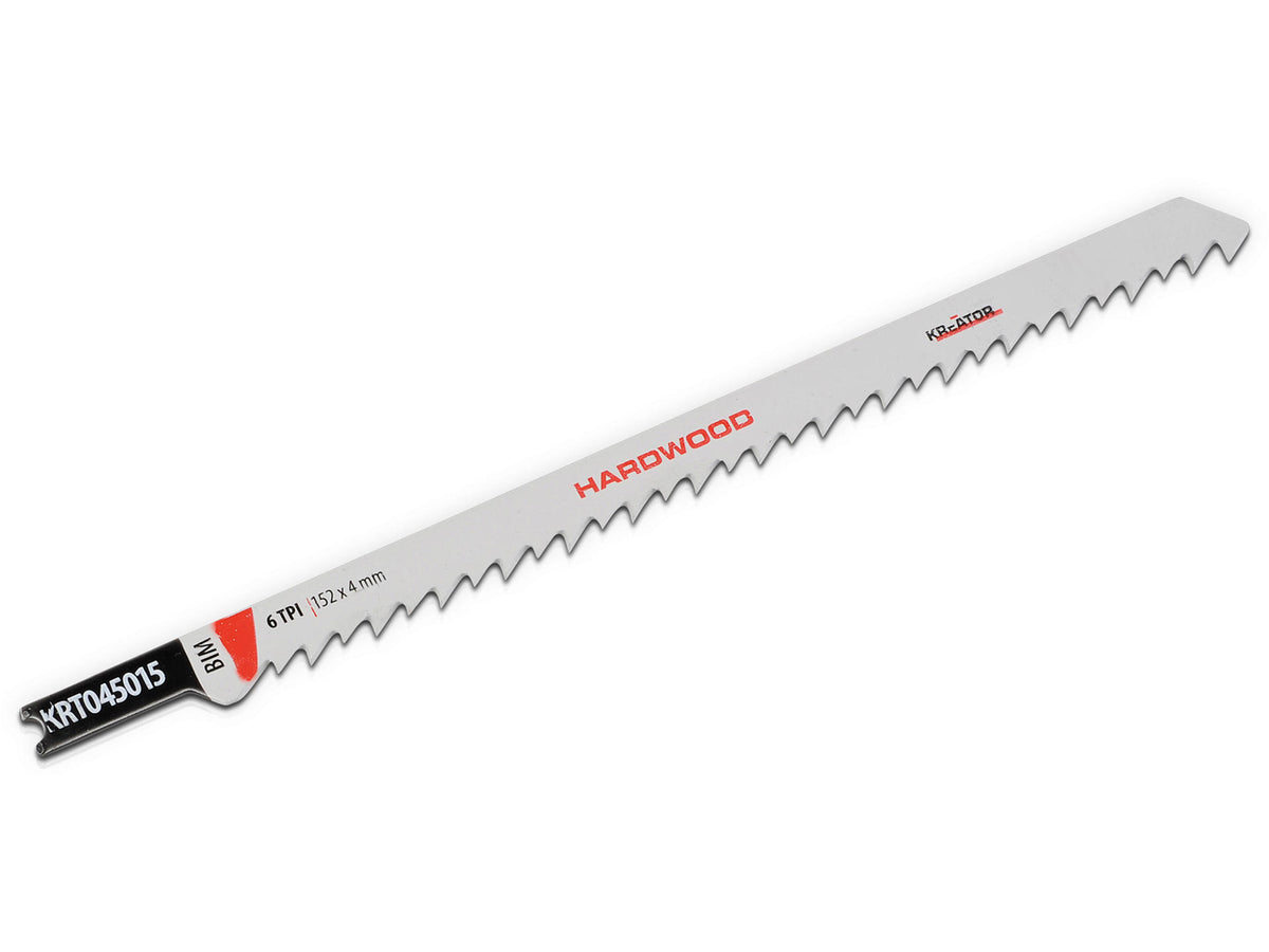 Kreator KRT045015 decoupeerzaagblad U BIM 152mm hardhout 2 stuks