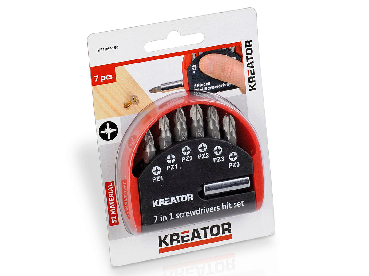 Kreator KRT064150 bitset PZ 7-delig
