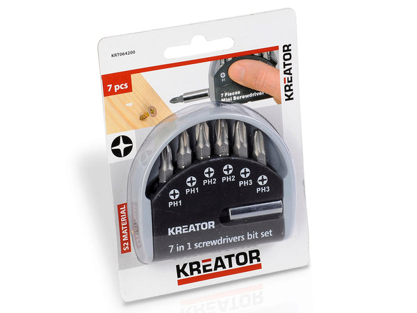 Kreator KRT064200 set d'embouts PH 7 pièces