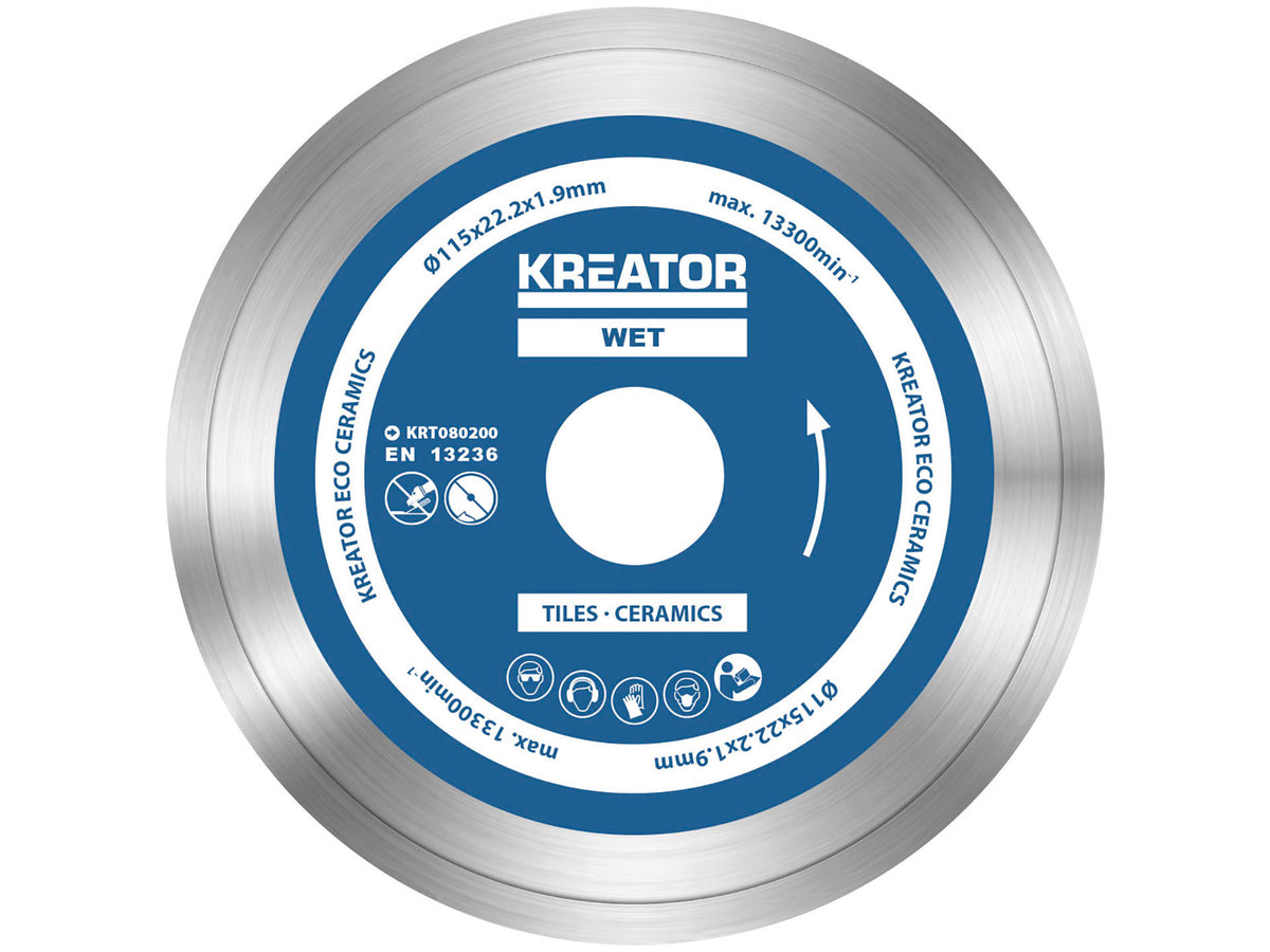 Kreator KRT080200 Eco diamantschijf 115x1,9x22,2 mm nat 3 stuks