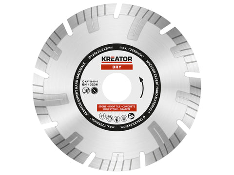 Kreator KRT084101 Expert diamantschijf beton 125x2x22,2 mm droog