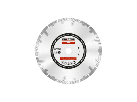 Kreator KRT084102 Expert diamantschijf beton 230x2,6x22,2 mm droog