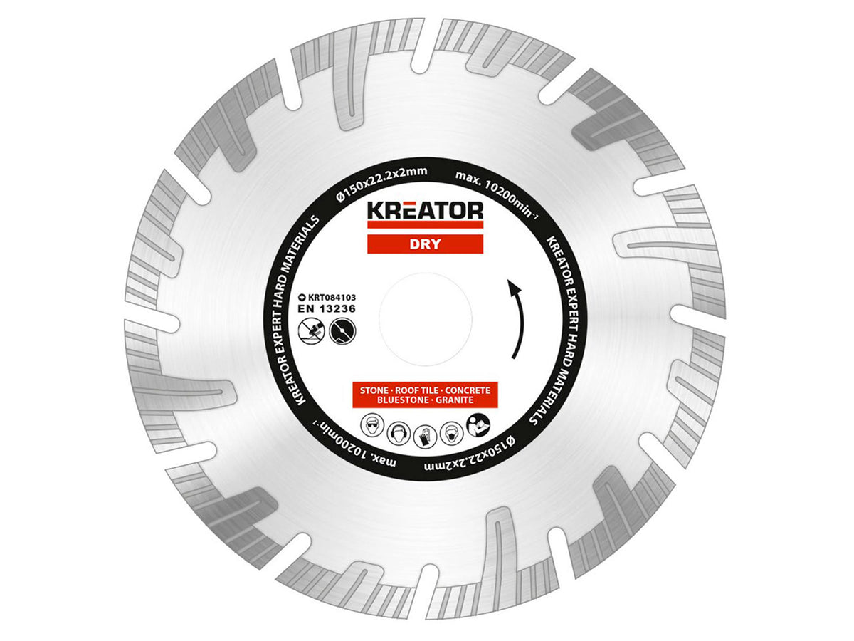 Kreator KRT084103 Expert diamantschijf 150x2x22,2 mm
