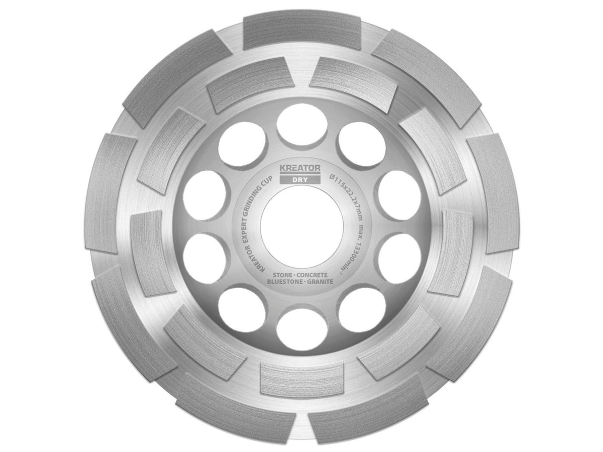 Kreator KRT086100 Expert Cup diamantschijf 115x7x22,2 mm