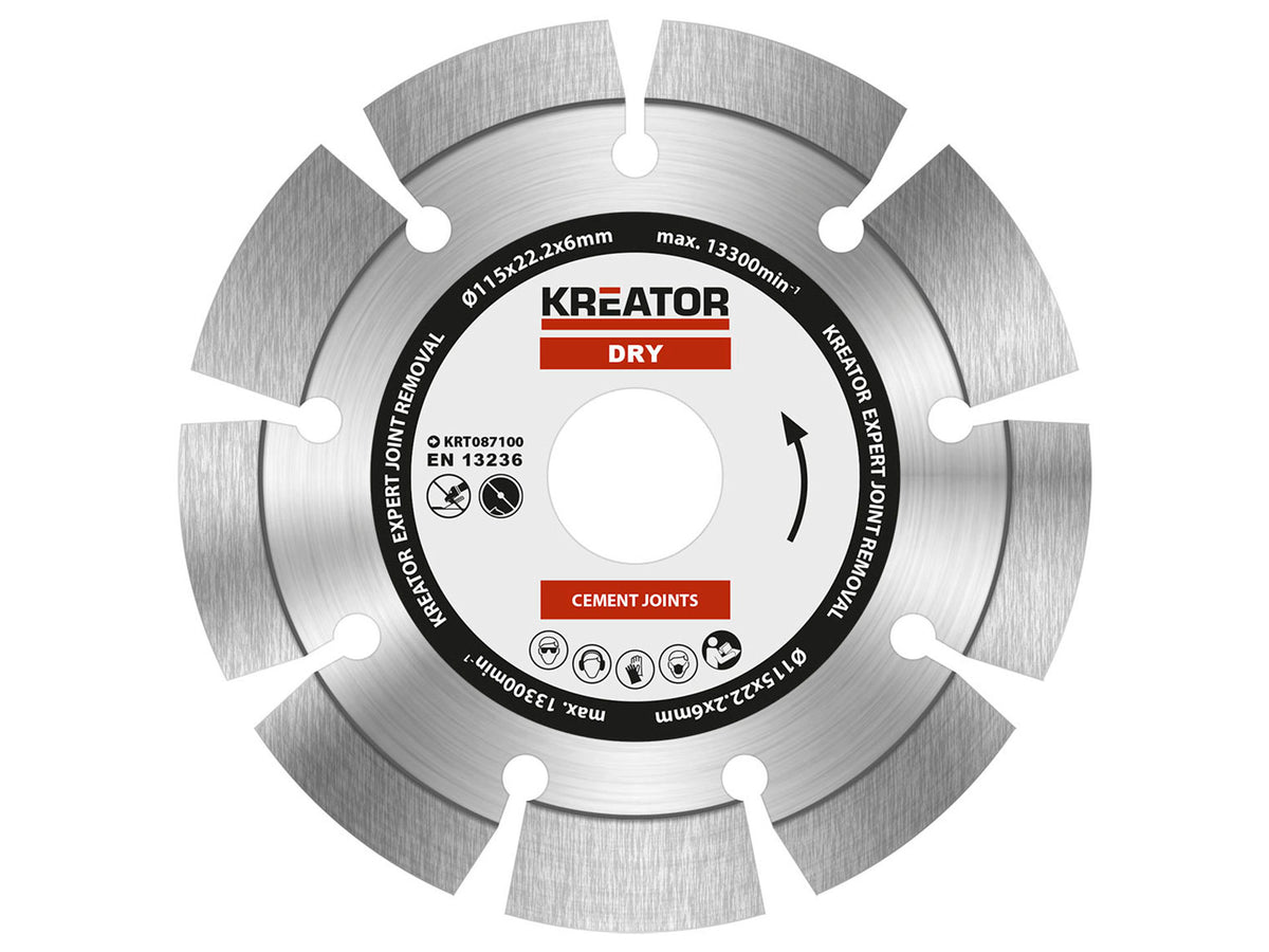 Kreator KRT087100 Expert diamantschijf 115x6x22,2 mm