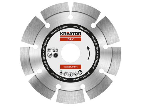 Kreator KRT087100 Expert diamantschijf 115x6x22,2 mm