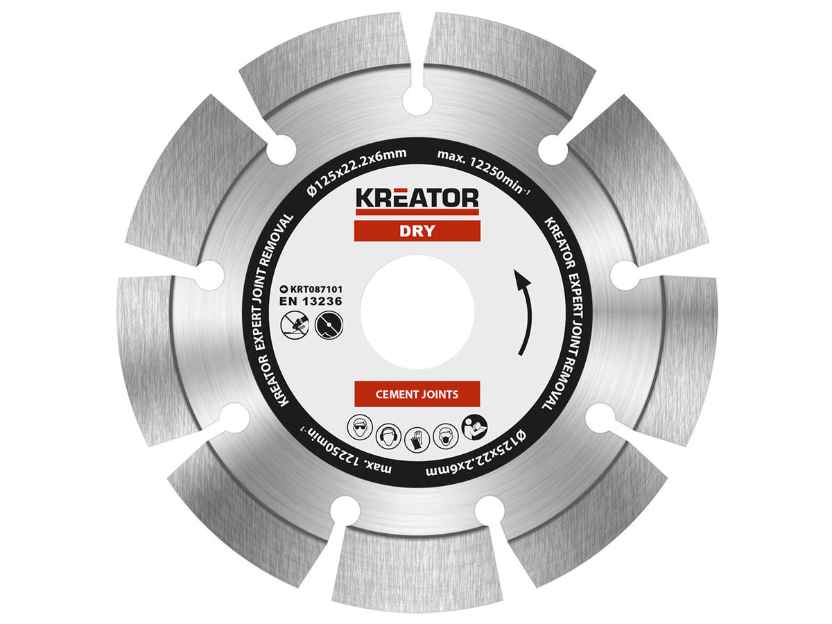 Kreator KRT087101 Expert diamantschijf 125x6x22,2 mm