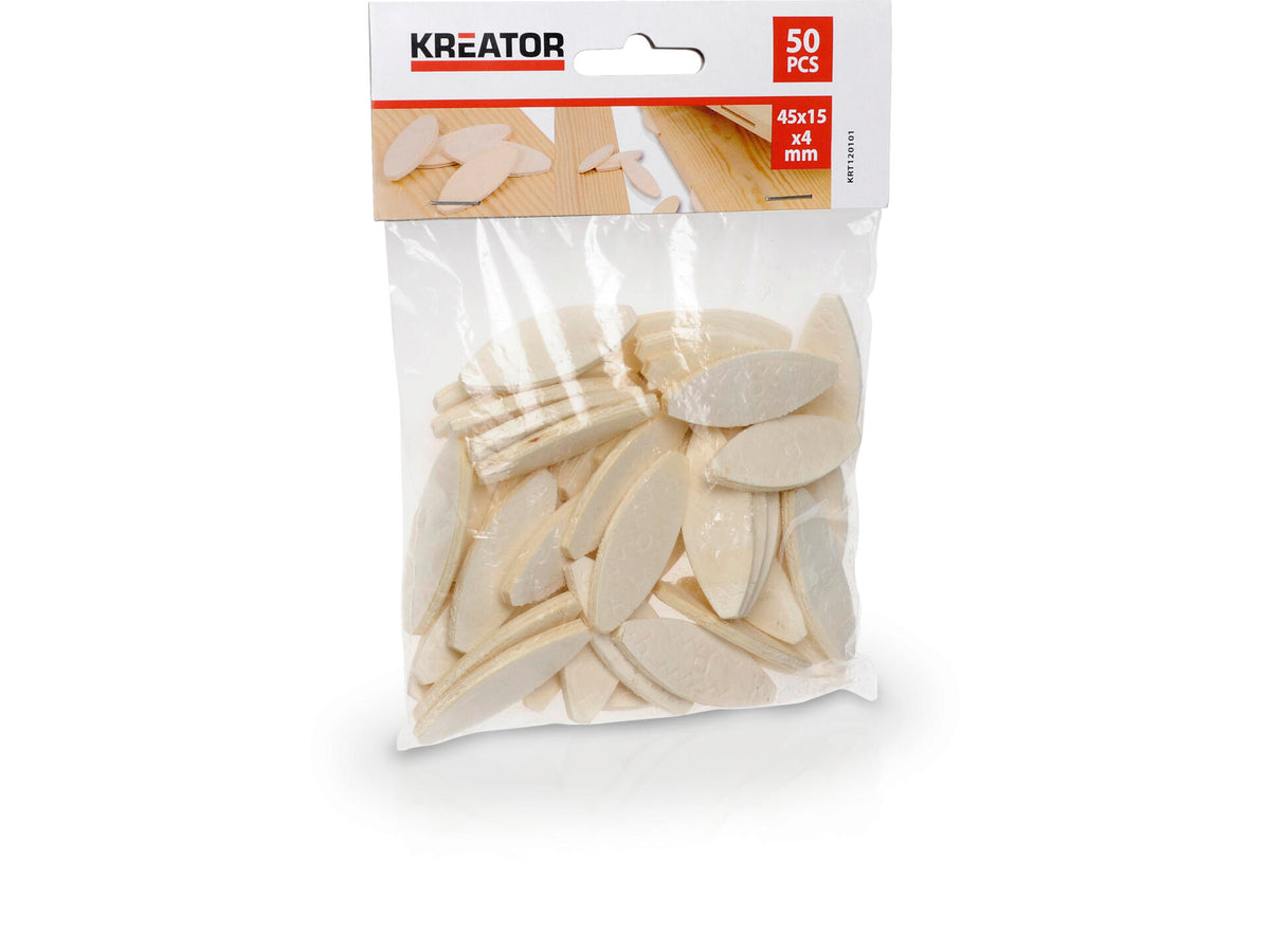 Kreator KRT120101 lamellendeuvels 45x15 mm 50 stuks
