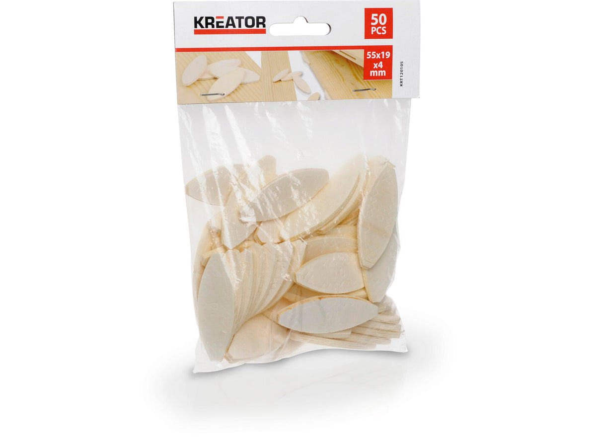 Kreator KRT120105 lamellendeuvels 55x19 mm 50 stuks