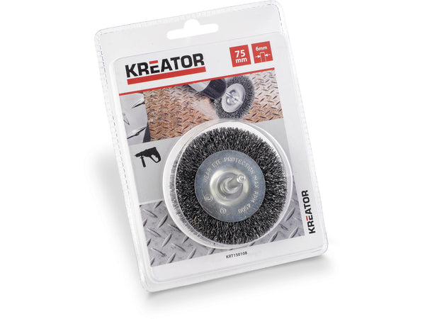 Kreator KRT150108 schijfborstel 7,5cm staal