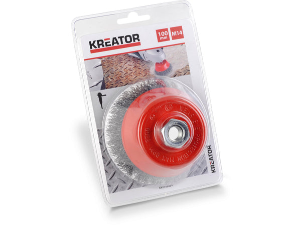 Kreator KRT150201 M14 komborstel 100mm staal