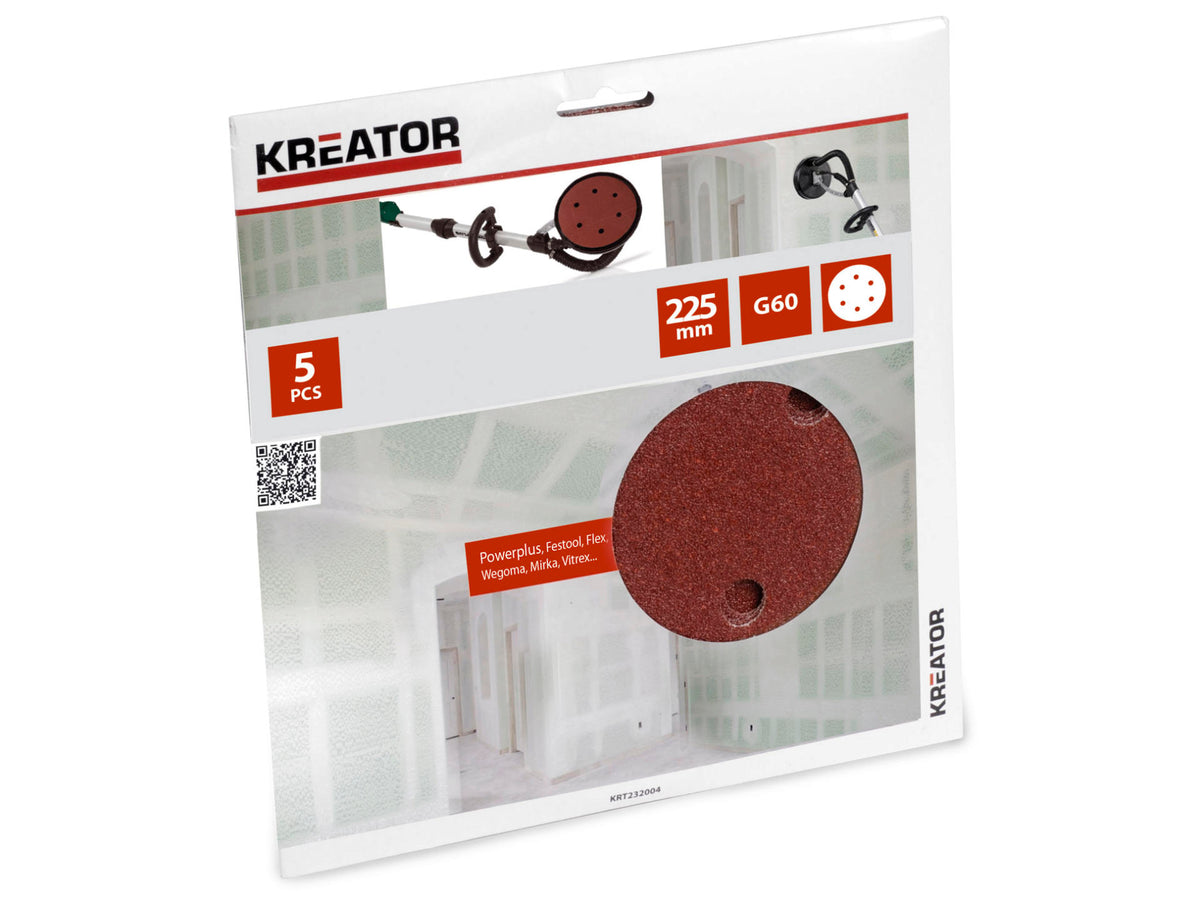 Kreator KRT232004 schuurpapier K60 225mm 5 stuks