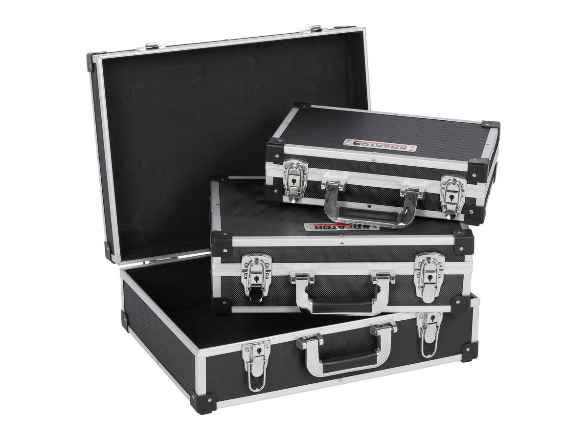 Kreator KRT640401B 3-in-1 kofferset zwart